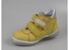 Kožená kotníčková dětská obuv zn. ESSI (žlutá).S2264